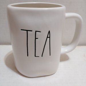 Rae Dunn Artisan Collection by Megenta "TEA" Coffee / Tea Mug - White
